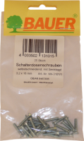 Schrauben 3,2 x 16 mm Senkkopf mit Schlitz 25 Stk.